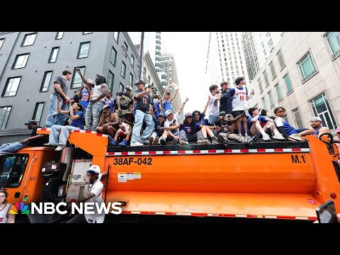 Knicks Celebrate NBA Championship with Ticker-Tape Parade