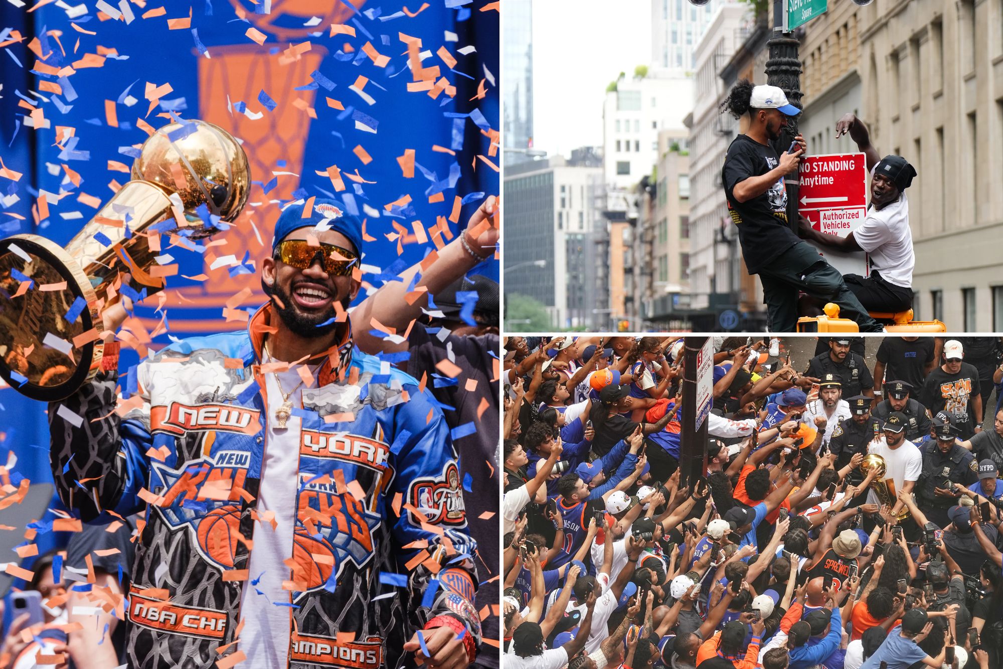 Knicks Celebrate Historic Ticker-Tape Parade in NYC