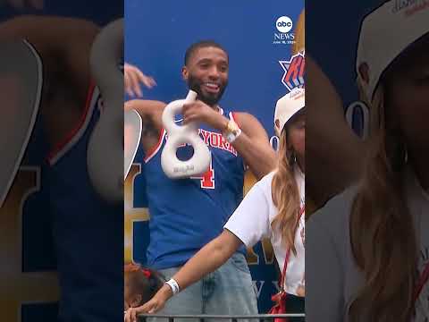 Knicks Celebrate NBA Finals Win with Downtown Parade