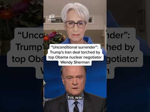 Wendy Sherman Challenges Trump’s Claims on Iran Deal