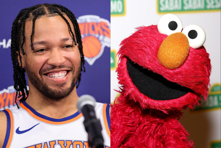 Brunson and Elmo Make Amends at Knicks Championship Parade