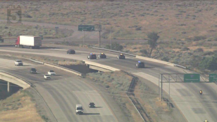 CHP Pursues Armed Suspect in Pomona