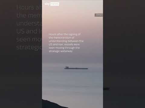 Vessels Move in Strategic Strait of Hormuz
