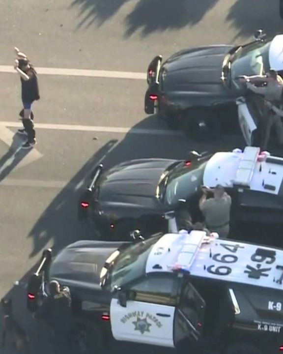CHP Pursuit Suspect Arrested in Pomona Double Homicide