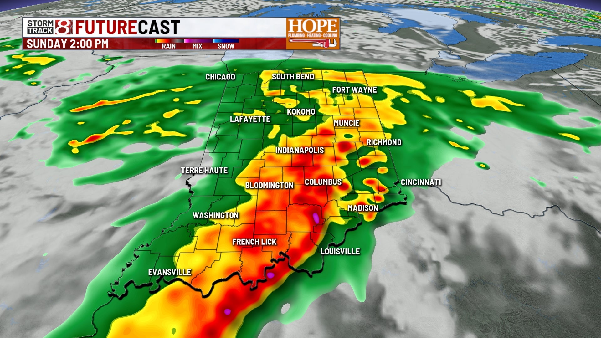 Quiet Friday Before Rain Hits Indianapolis This Weekend