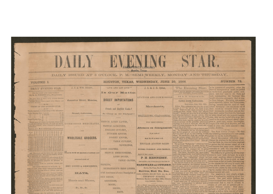 First Juneteenth Celebration in Houston, Not Galveston