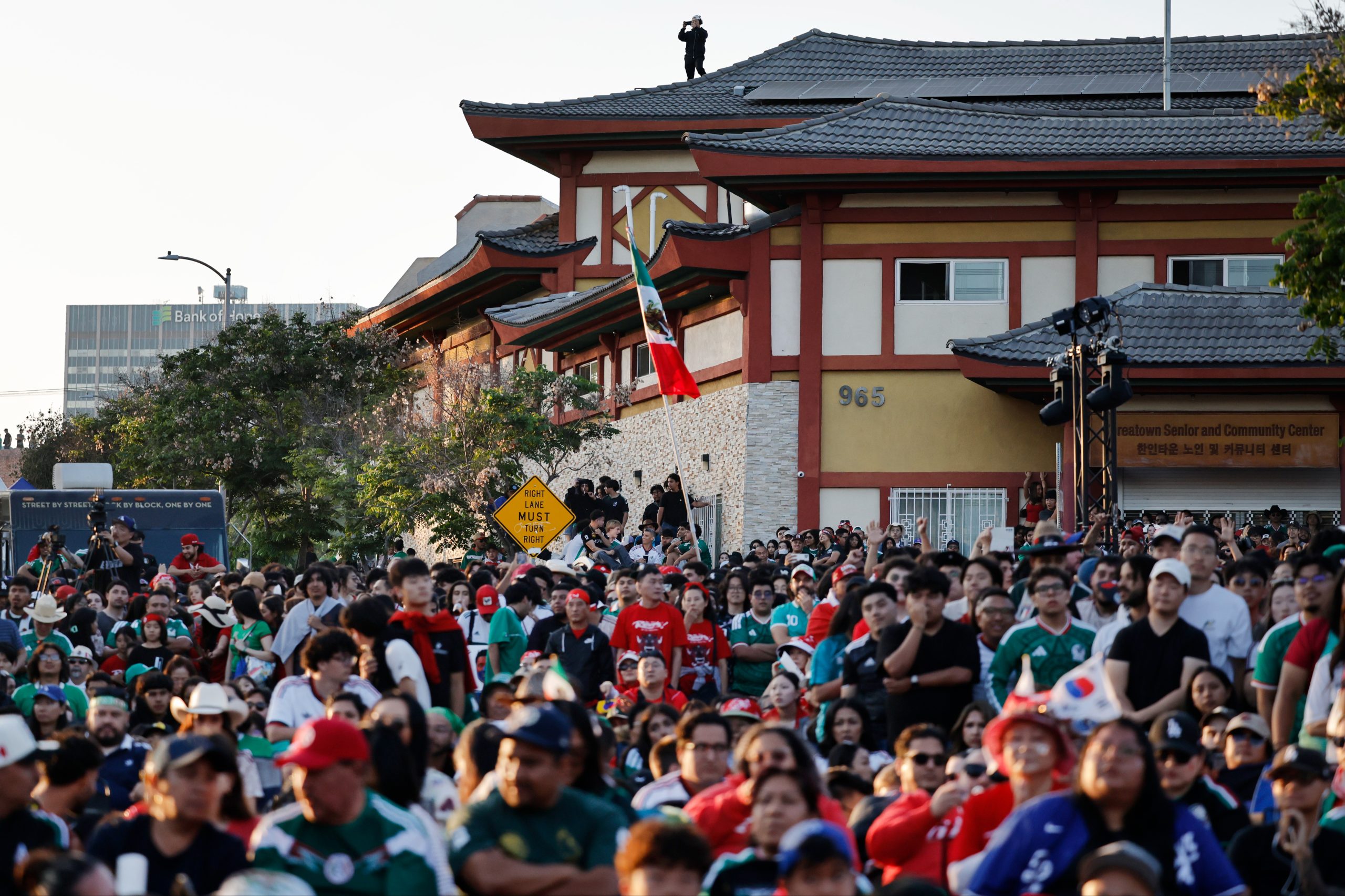 South Korea and Mexico Fans Unite in California