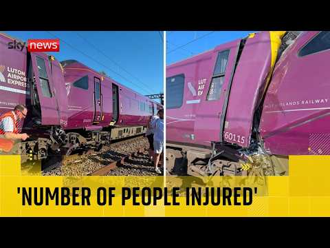 Train Collision Near Bedford: Multiple Injuries Reported