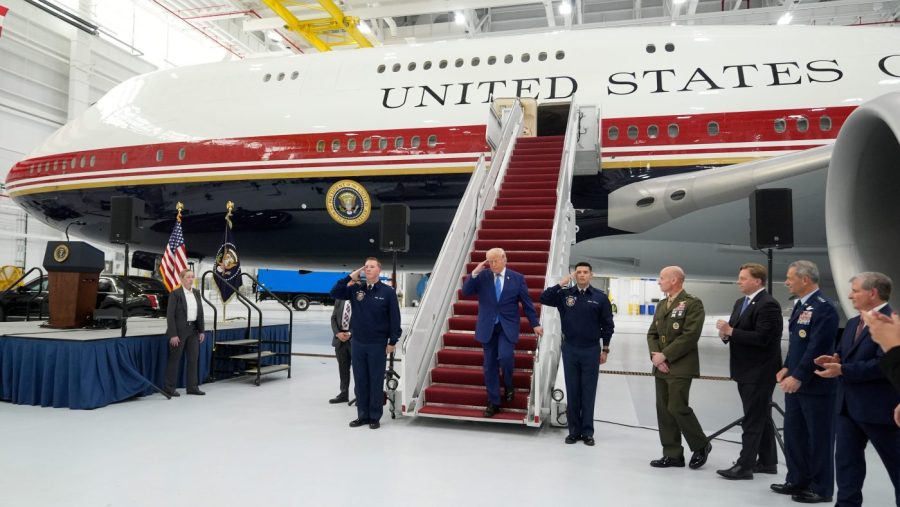 Trump Unveils Refurbished Air Force One Aircraft