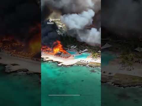 Inferno Devastates Dominican Republic Beach Resort