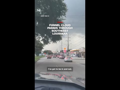 Funnel Cloud Spotted in Southeast Louisiana