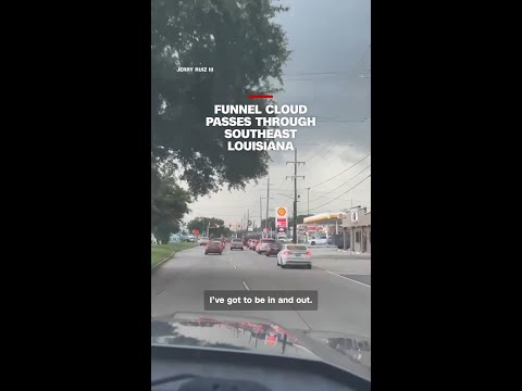 Funnel Cloud Seen in Southeast Louisiana