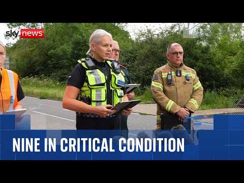 Train Collision Leaves Nine Critical, Driver Killed
