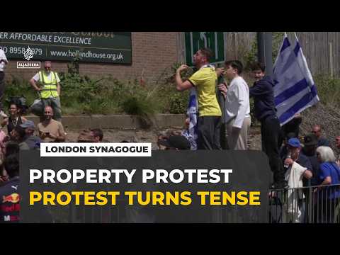 Protests Erupt at Israeli Real Estate Event in London Synagogue