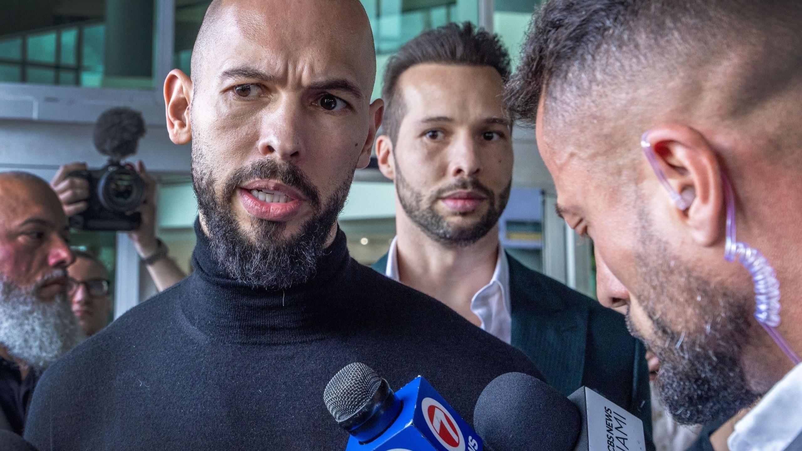 Tate brothers appear in US court for extradition proceedings