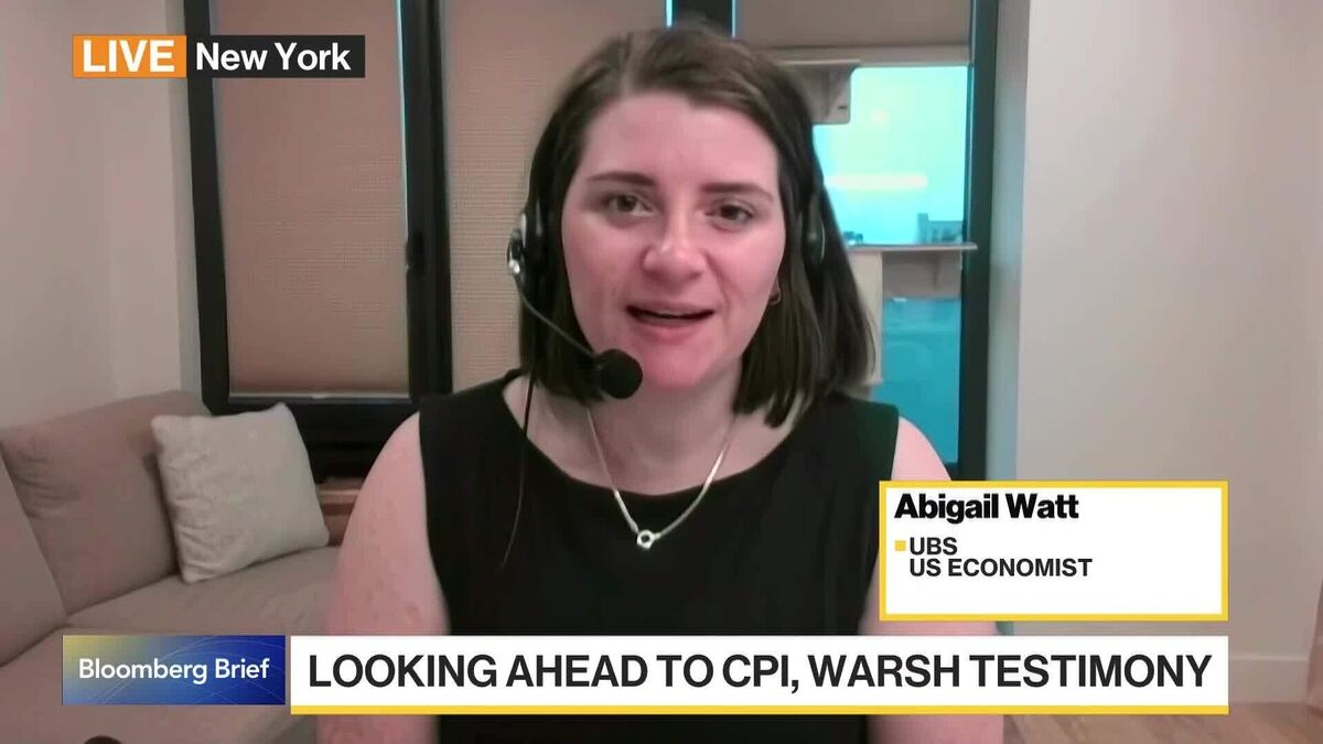 UBS' Watt on Upcoming CPI Report, Warsh Testimony