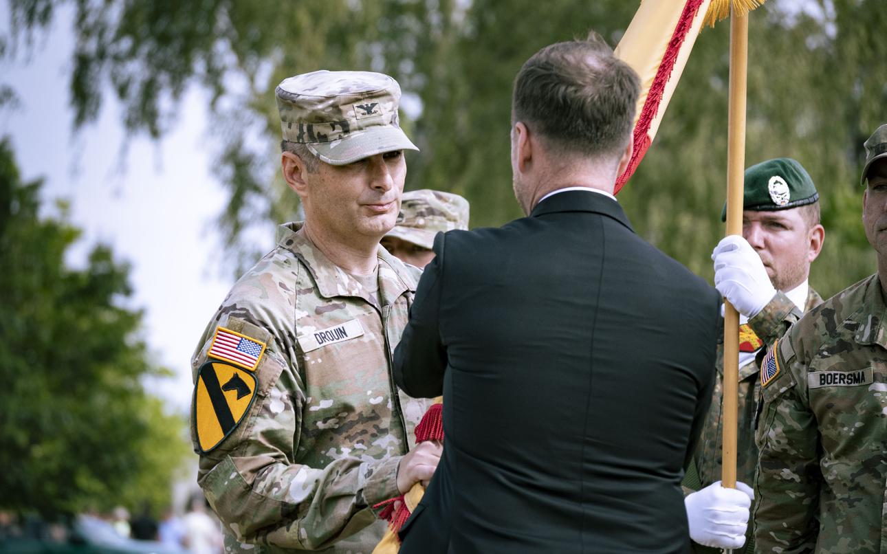 Drouin brings experience on NATO’s eastern flank to post atop vast Army garrison in Germany