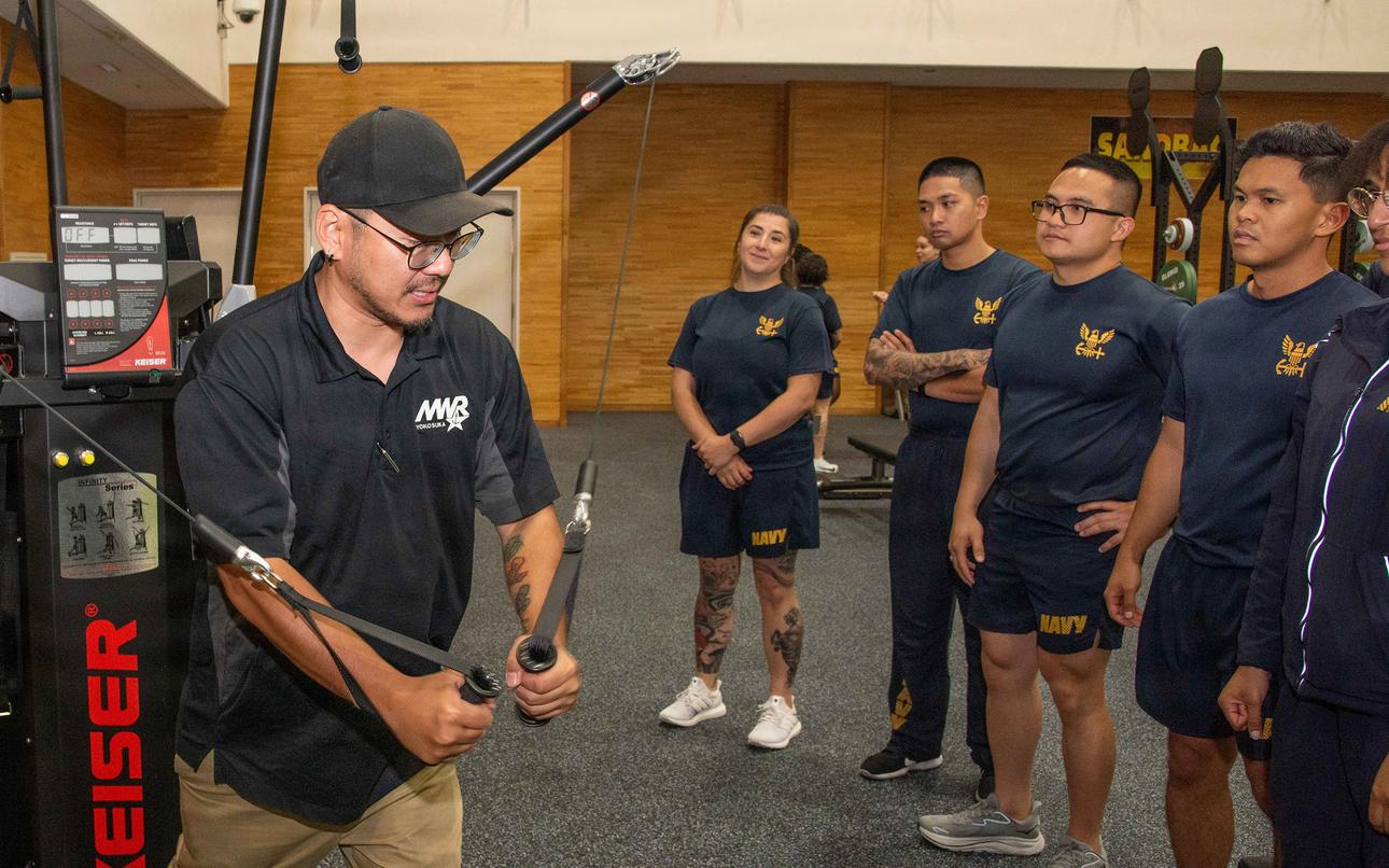 Navy program focused on fitness, nutrition comes to 7th Fleet sailors in Japan
