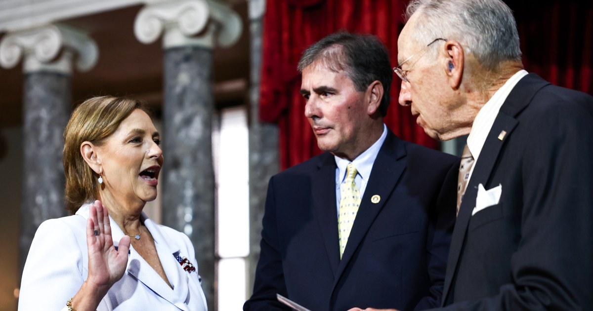 Darline Graham is sworn in as senator to fill her brother Lindsey Graham’s seat