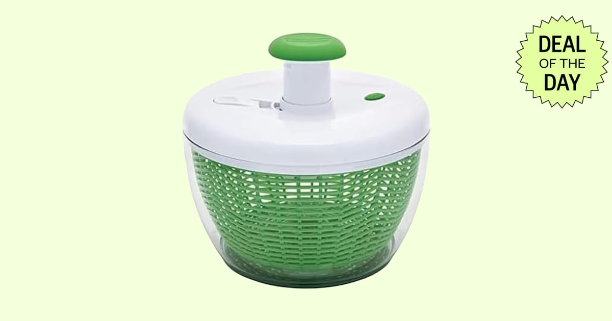 This Farberware salad spinner is more than 30% off, and perfect for washing lettuce and other produce