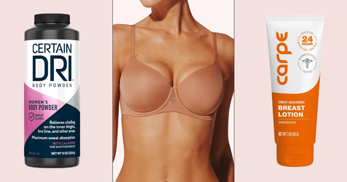 How to prevent boob sweat, according to experts