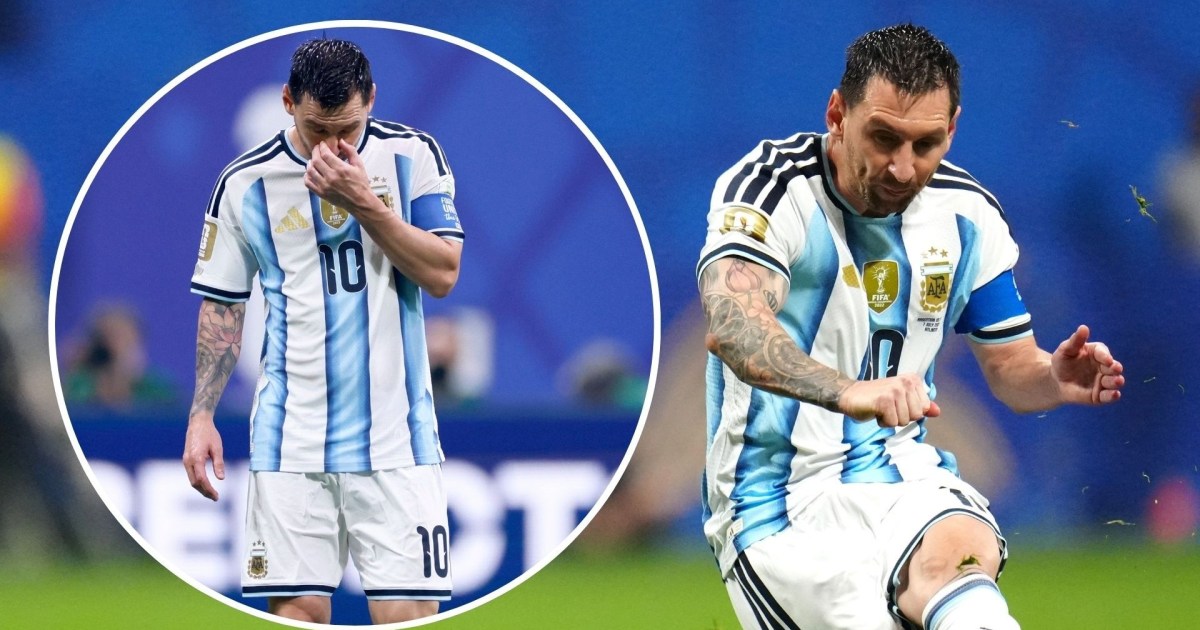 La reacción devastadora de Messi tras fallar su penal ante Egipto