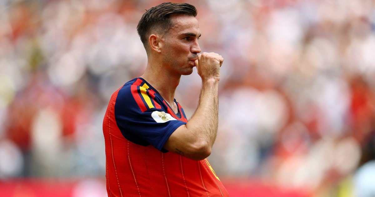Gol de Fabián Ruiz y España se adelanta frente a Bélgica