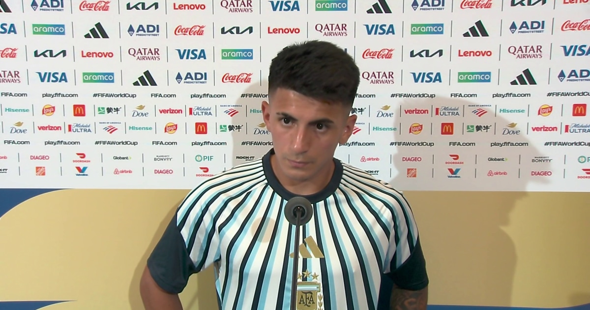 Thiago Almada: "Damos lo último hasta el final y vamos a seguir dándolo todo"
