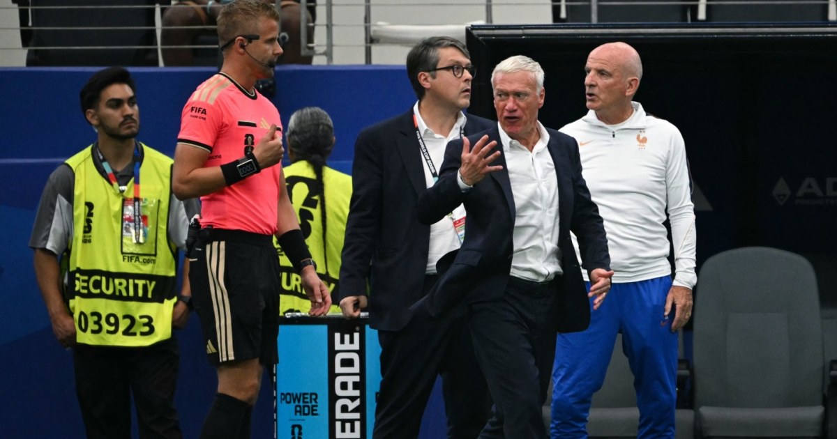 Deschamps: ¿El árbtiro de hoy tenía el nivel de arbitrar una semifinal del Mundial?