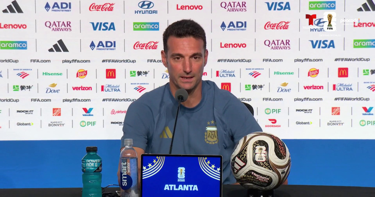 Scaloni: "Ojalá los españoles estén contentos de que Argentina esté en la Final por Messi"