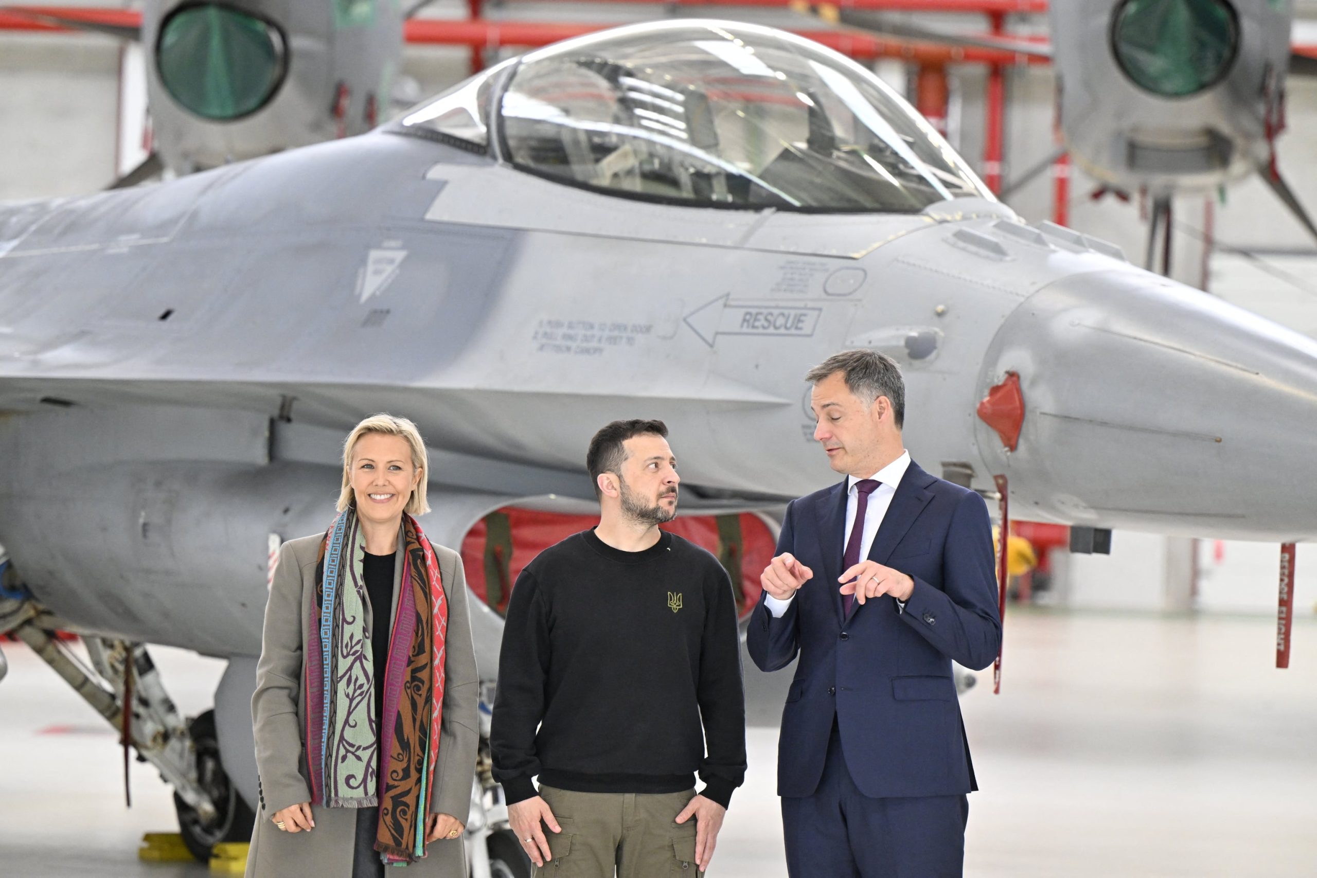 ‘Incredible work’: Ukrainian F-16 downs Russian fighter jet for first time