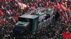Huge crowds fill Tehran streets for Khamenei's funeral procession