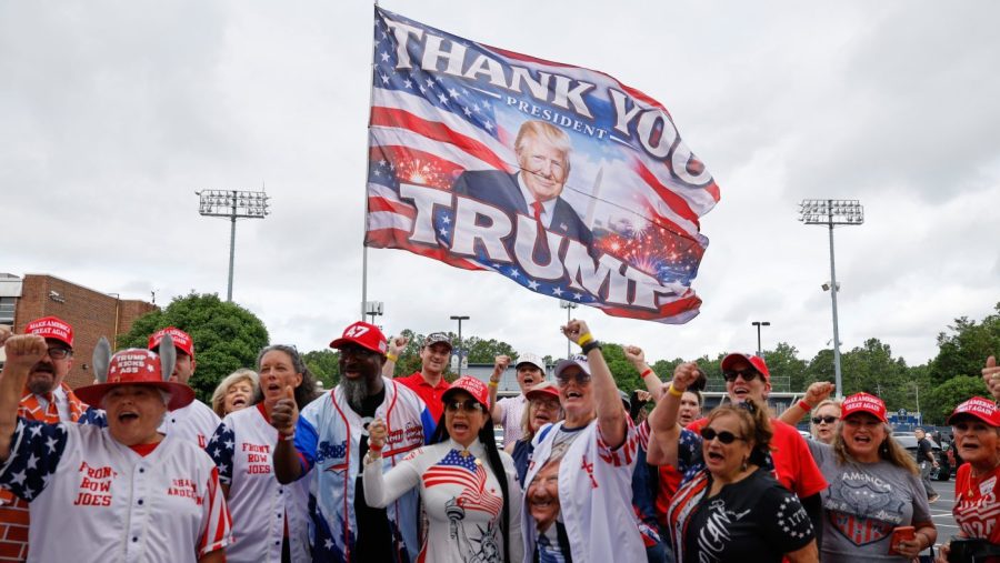 Can Trump stick to the GOP script today?