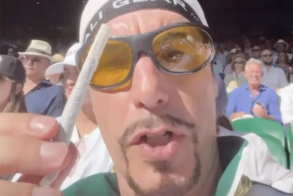 Sacha Baron Cohen Revives Ali G at Wimbledon Ahead of New Film — and Tries Selling Weed on Center Court