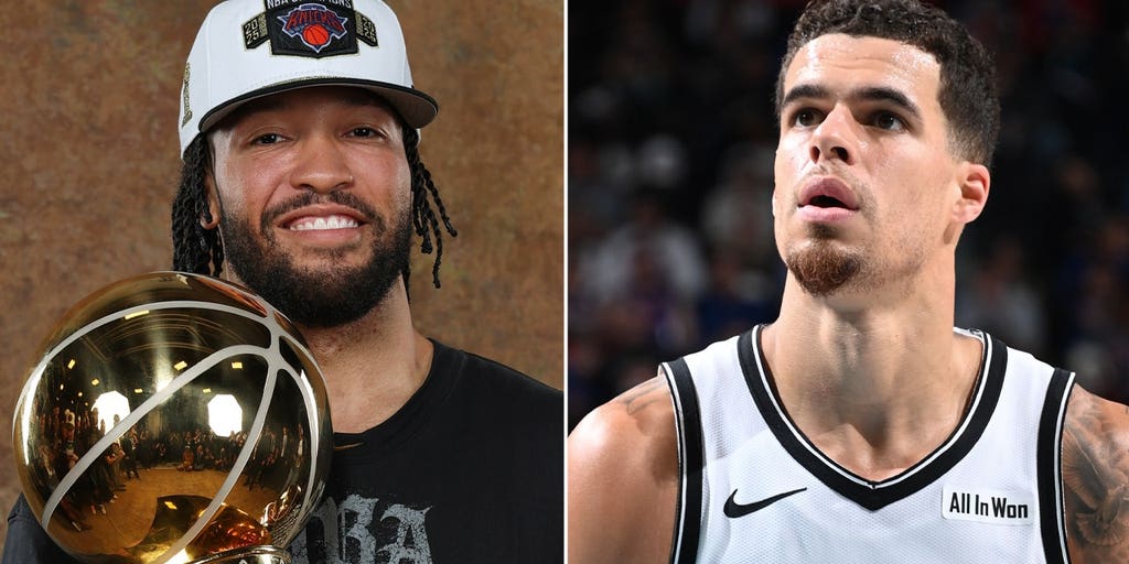 Jalen Brunson's Knicks status on full display as he walks in venue with wife while Nets star checks guest list