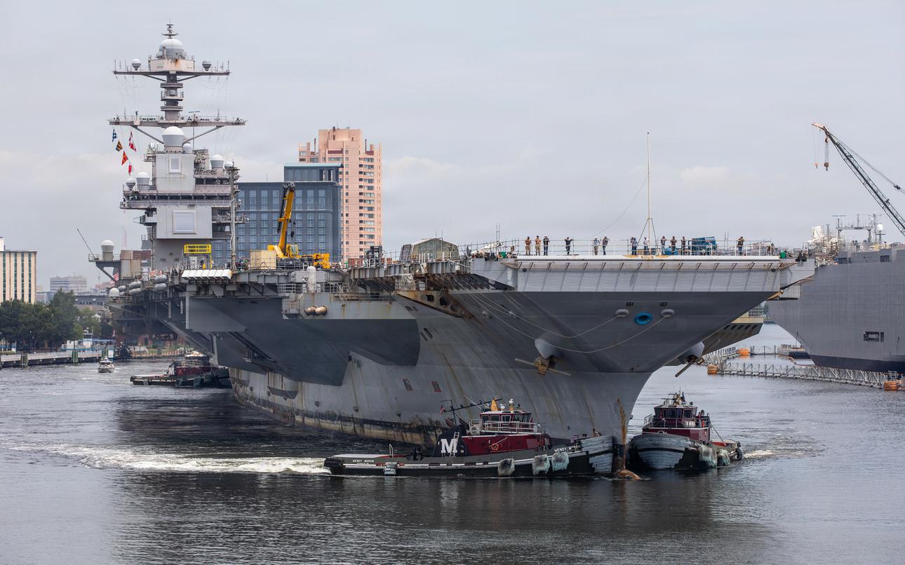 USS Gerald R. Ford goes into maintenance following record-setting deployment