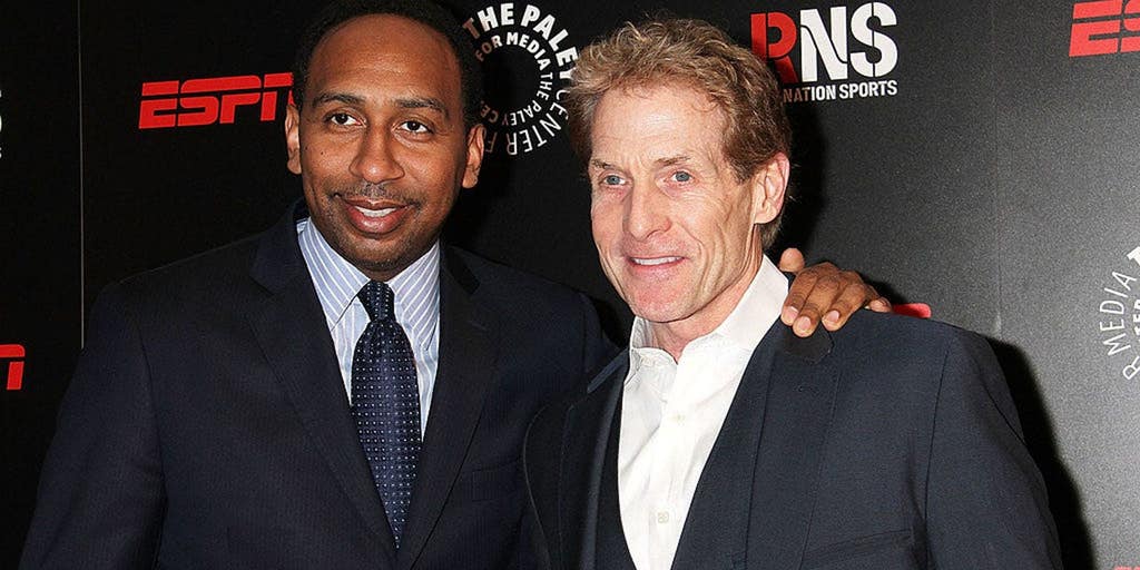 Skip Bayless pushes back on Stephen A's claim that 'three white dudes' can't win an NBA Championship together