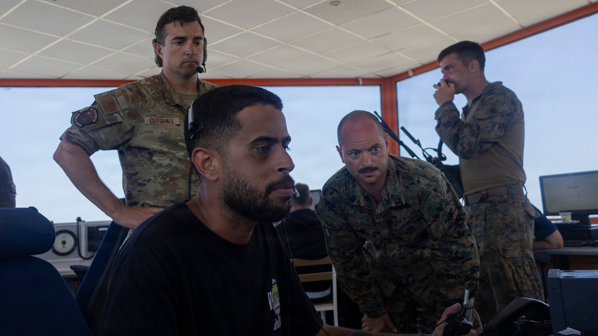 US troops working in Venezuelan airport tower as aid flows in