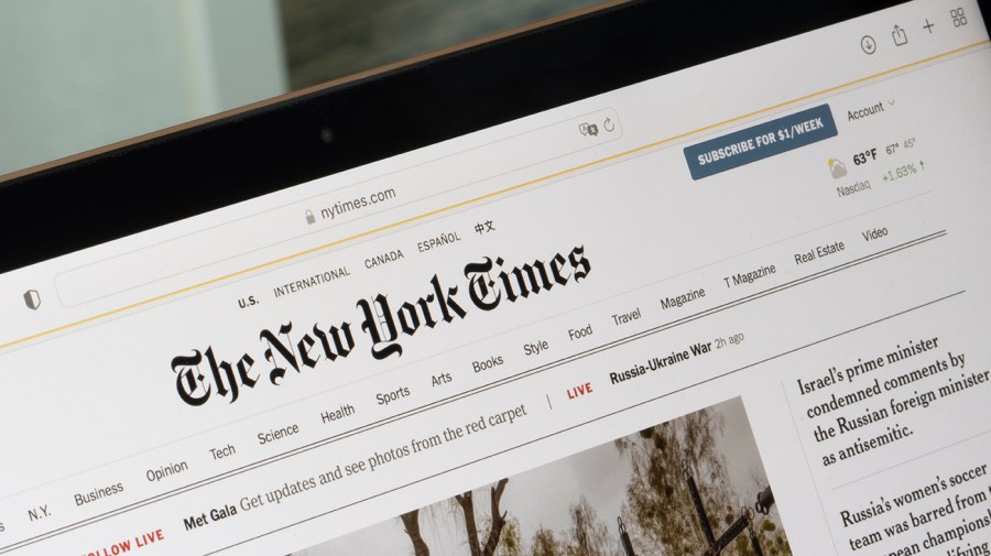 Trump takes New York Times fight up a notch with DOJ subpoenas