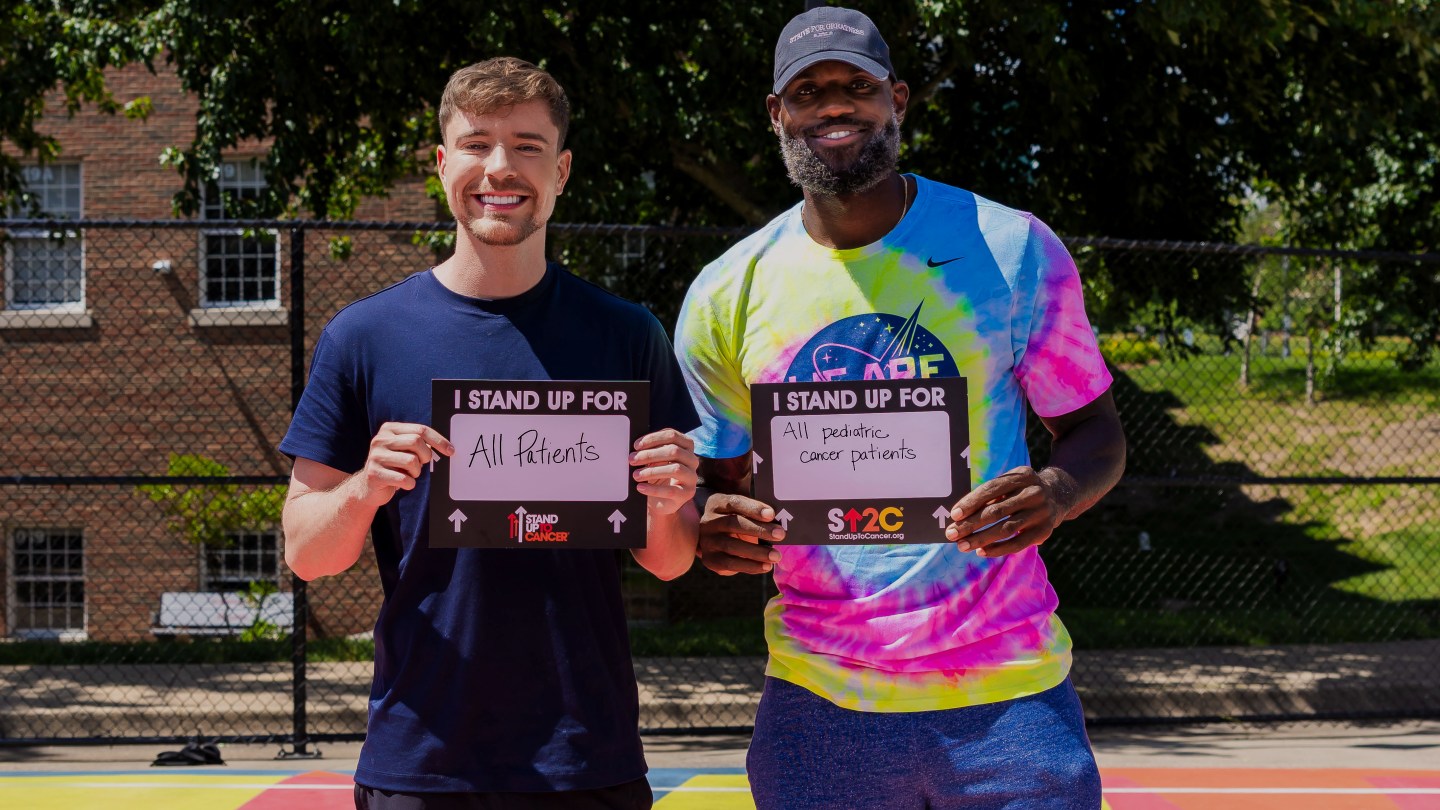 MrBeast’s Newest Battle: Granting Wishes for Kids Battling Cancer (With Assist From LeBron James)