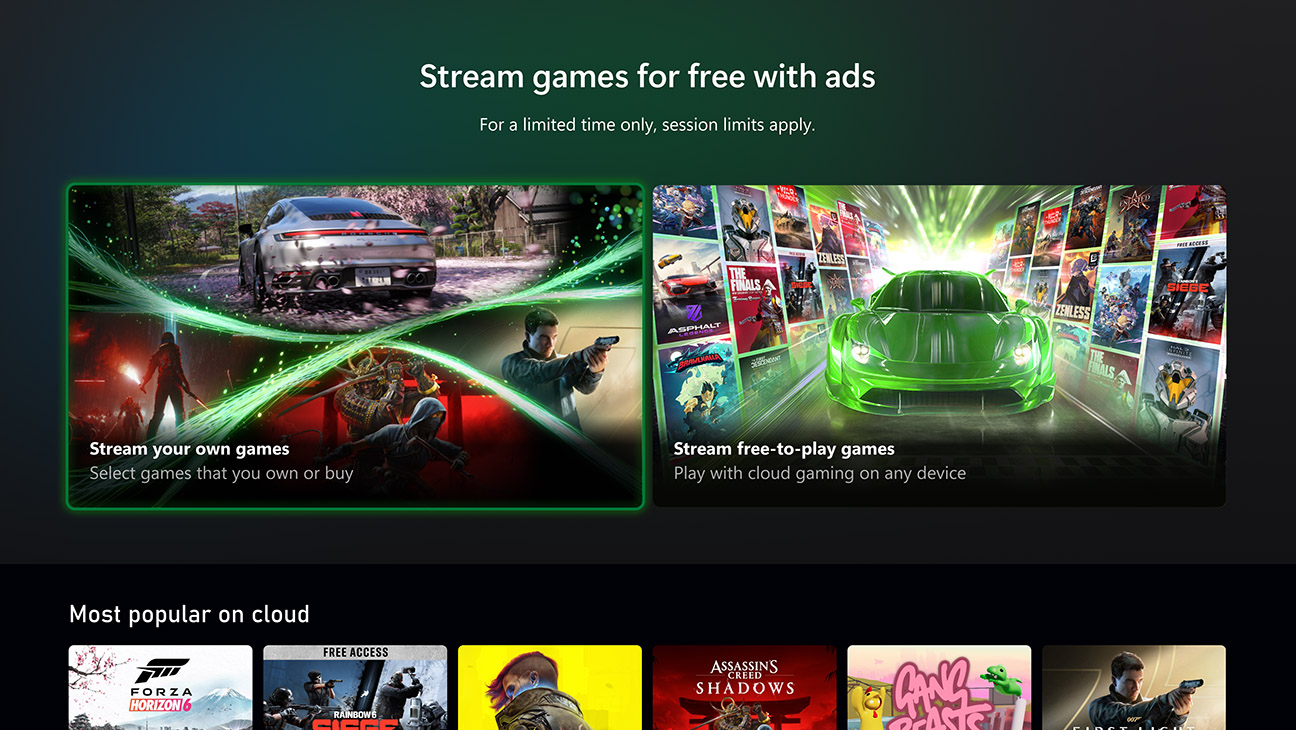 Xbox Is Testing Out an Ad-Supported Way to Cloud-Stream Your Library Without Game Pass
