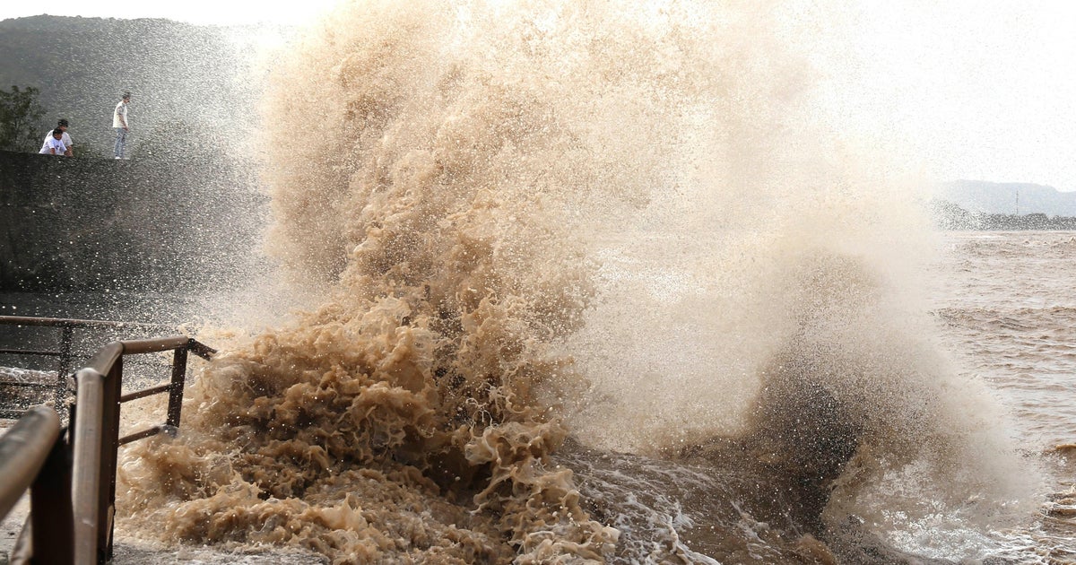 Typhoon Bavi weakens but still lashes China with strong winds, rain