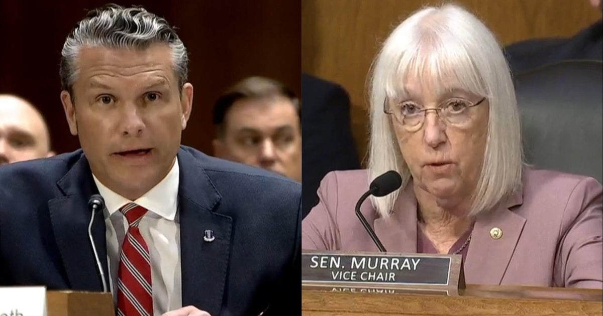 Watch: Hegseth, Sen. Murray clash over Iran war funding request