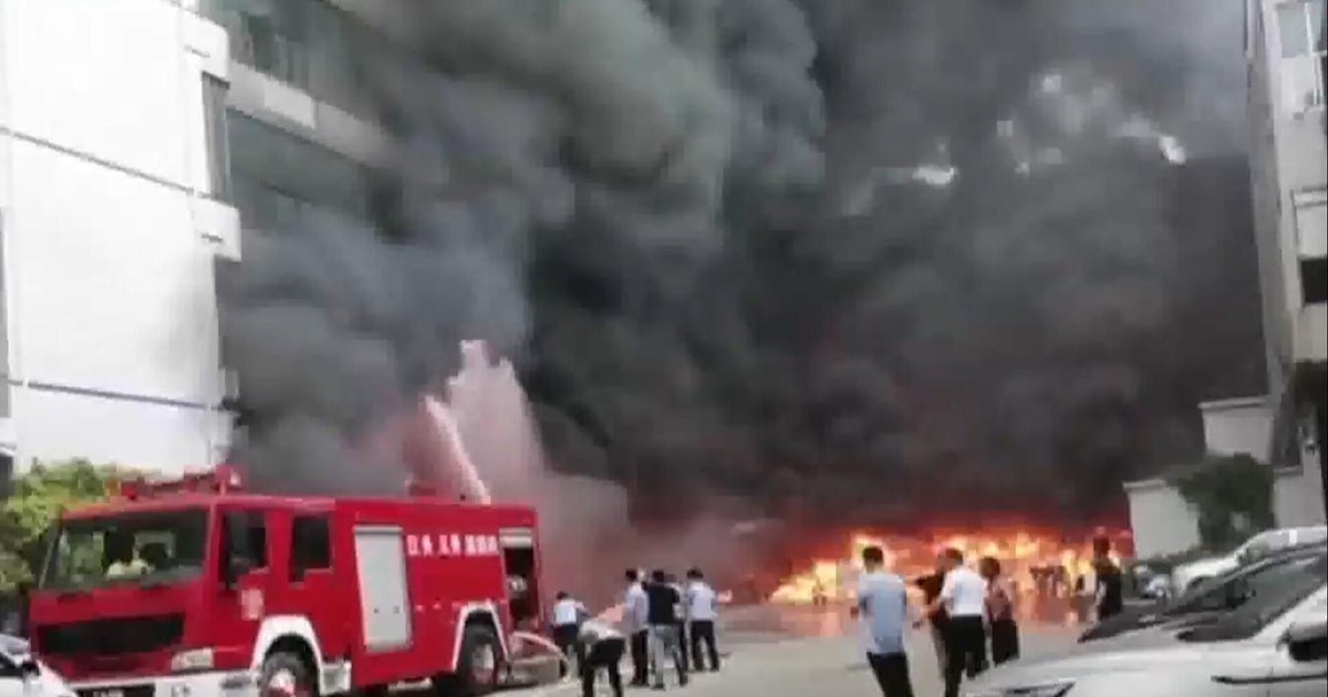 Shoe factory fire in China kills dozens of workers