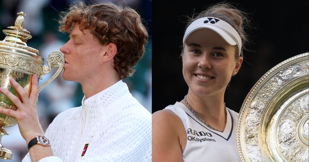 Sinner, Nosková win Wimbledon singles' titles in historic fashion