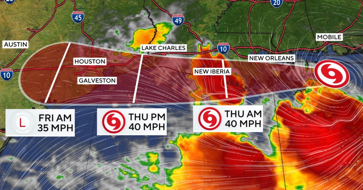 Tropical Storm Bertha makes landfall in Louisiana