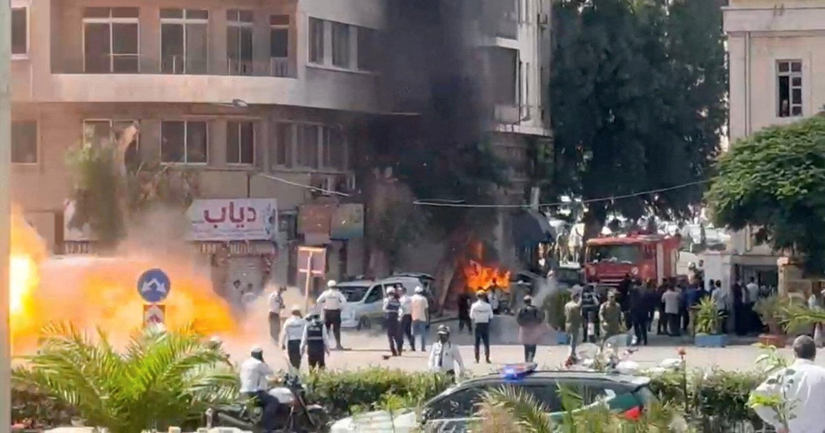 French President Macron safe after bomb blasts near hotel in Damascus