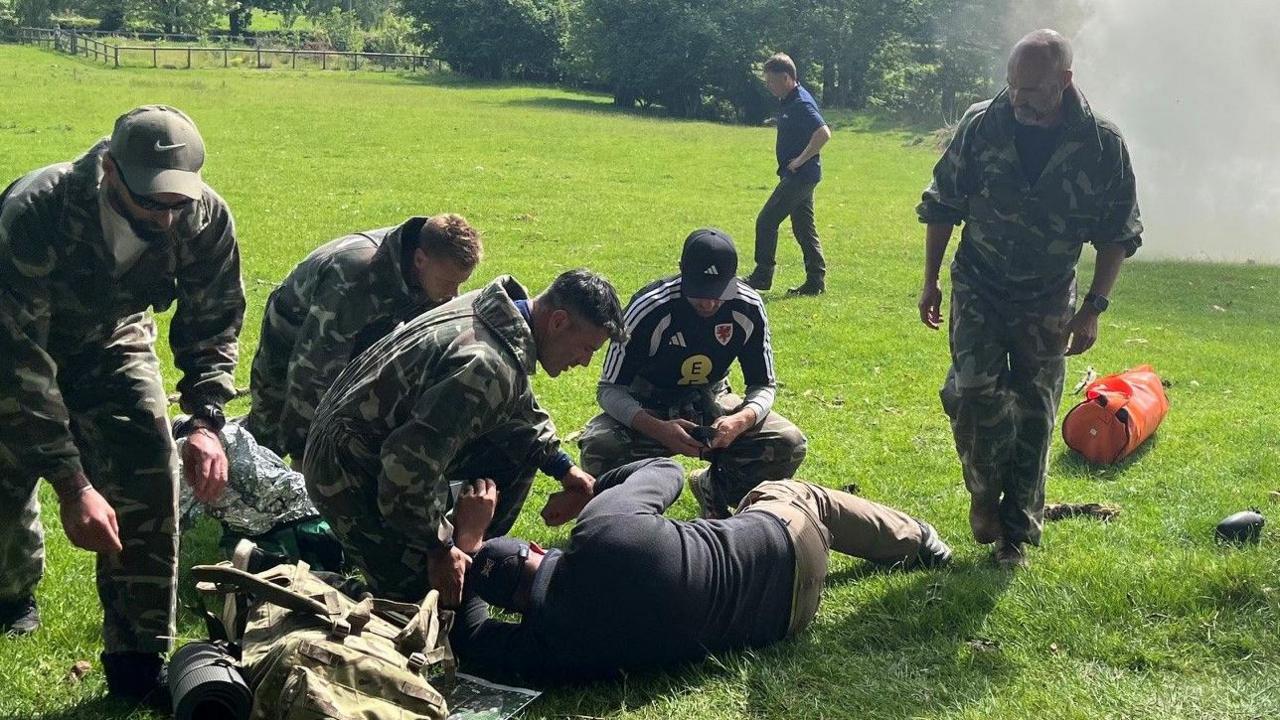 Bombs, blood, ambushes – football coaching with the army
