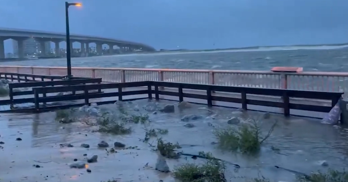 Videos show Tropical Storm Bertha's impact on Gulf Coast