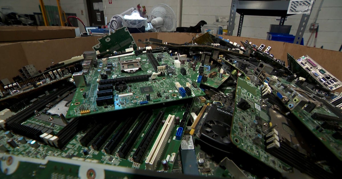Inside a recycling firm for electronic waste